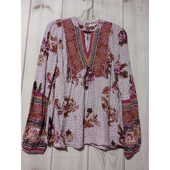 Maurices Shirt Ladies Small Lavender Long Sleeve Light Weight‎ - Picture 1 of 8